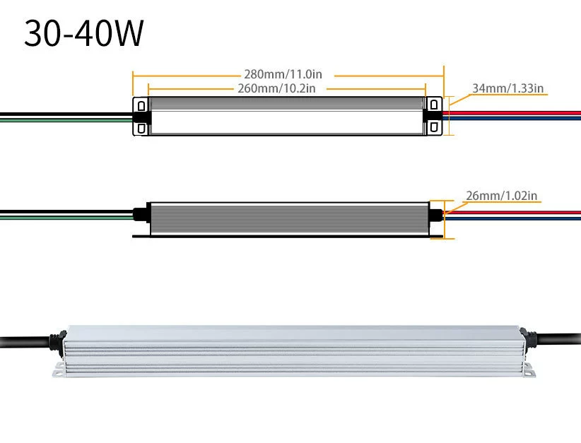 30-100W可控硅調光電源0-10V 12V/24/36V/48V